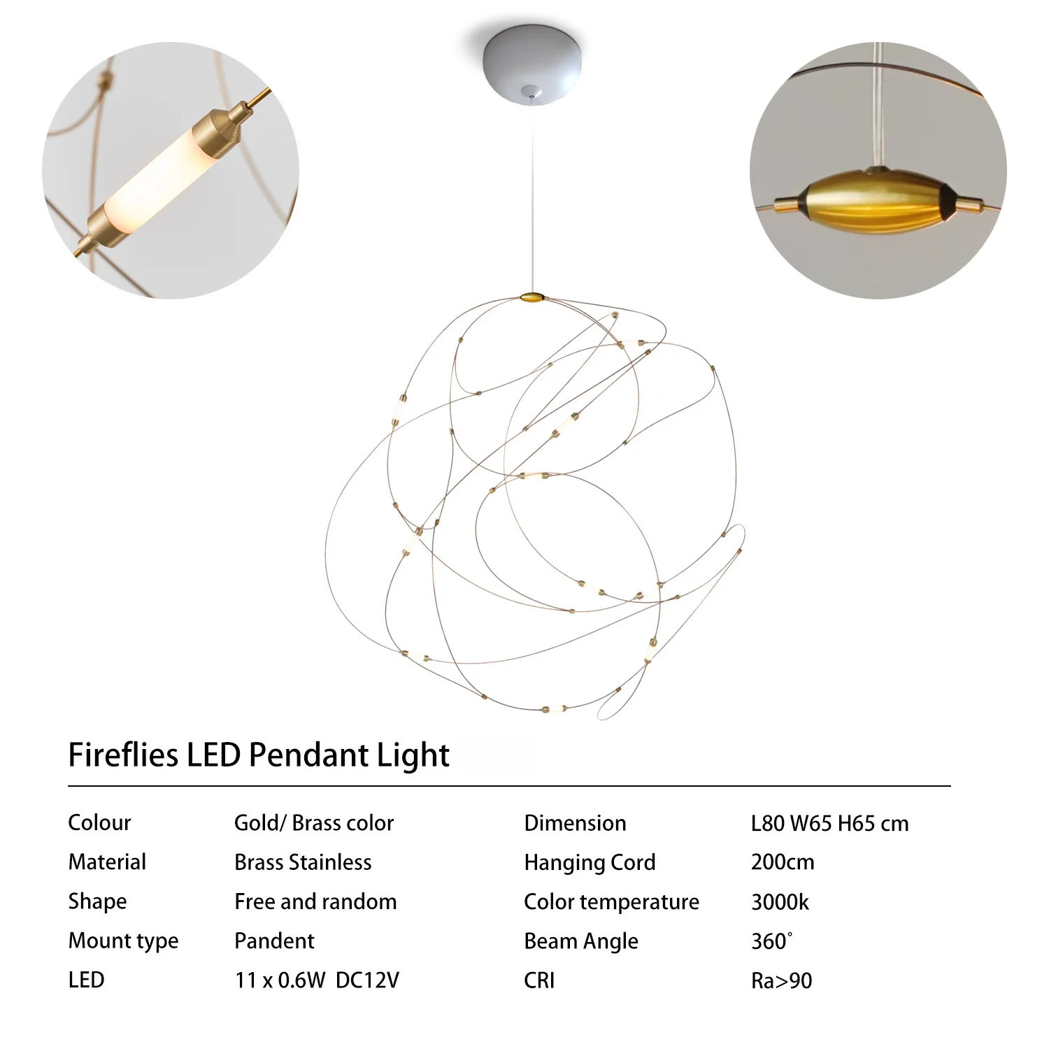 

Caren Lighting Firefly LED люстра