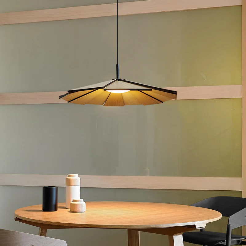 

Wooden Ceiling Chandelier Handmade Ratten Pendent Lamps Dining Room Decorative Corridor Chandeliers Indoor Lighting Fixtures