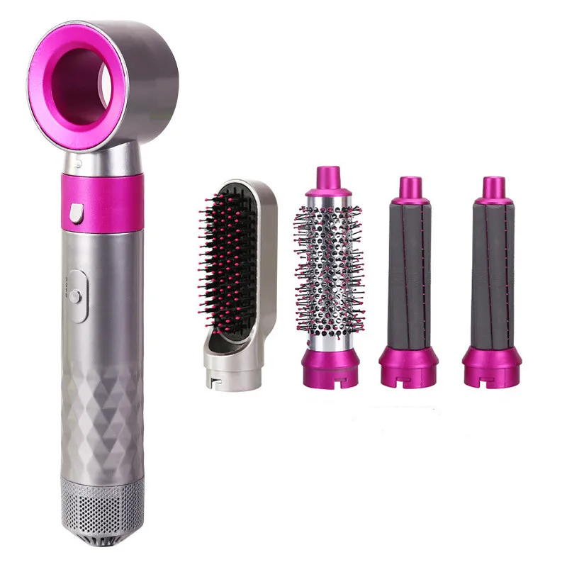 

5 In 1 Hair Dryer Brush Electric Hot Hair Brush Hair Straightening Comb Professional Hair Rotating Brush Automatic Hair Curler