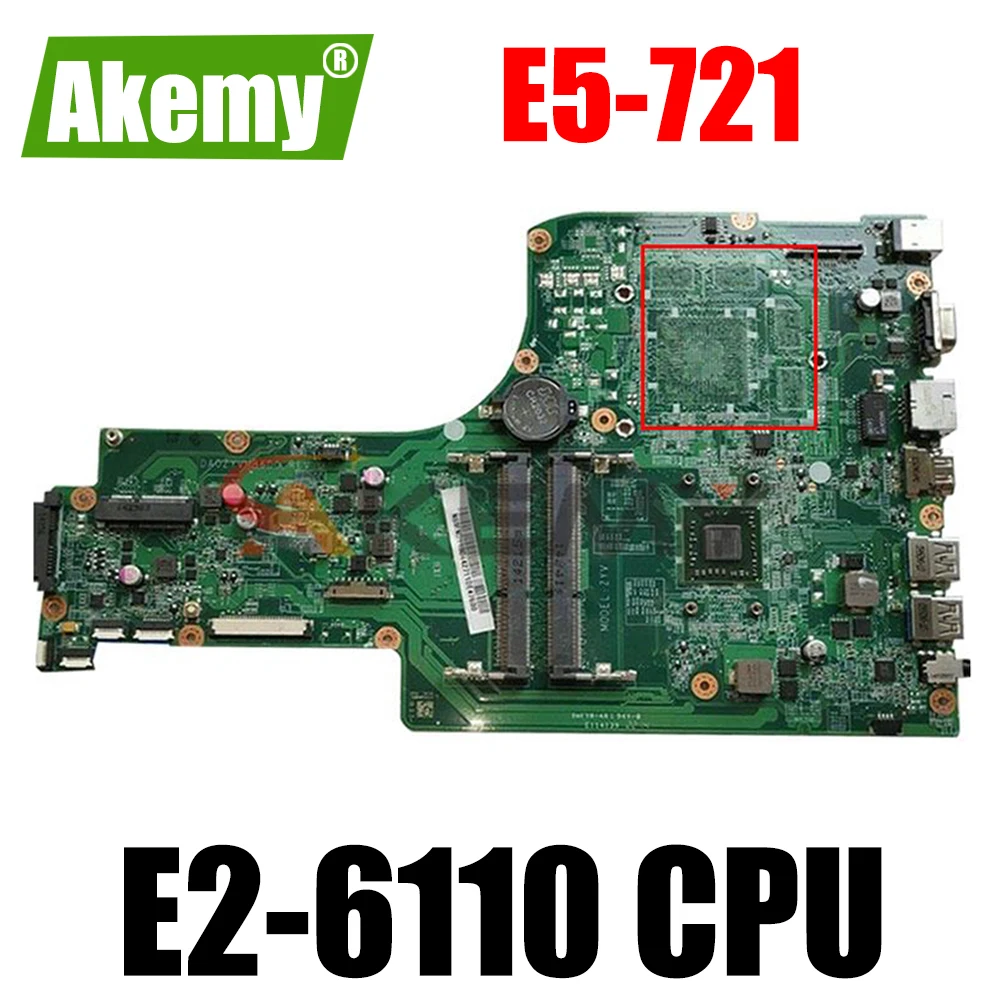 

NEWRECORD NBMND11004 DA0ZYVMB6D0 for Acer Aspire E5-721 LAPTOP Motherboard with E2-6110 on board main board full test
