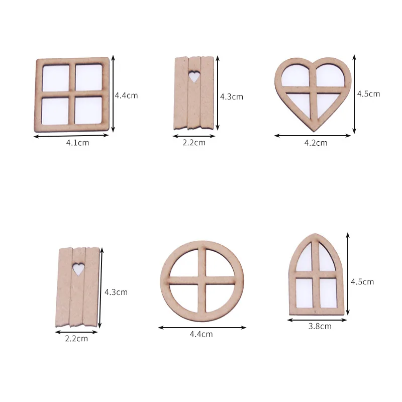 Деревянные окна для кукольного домика