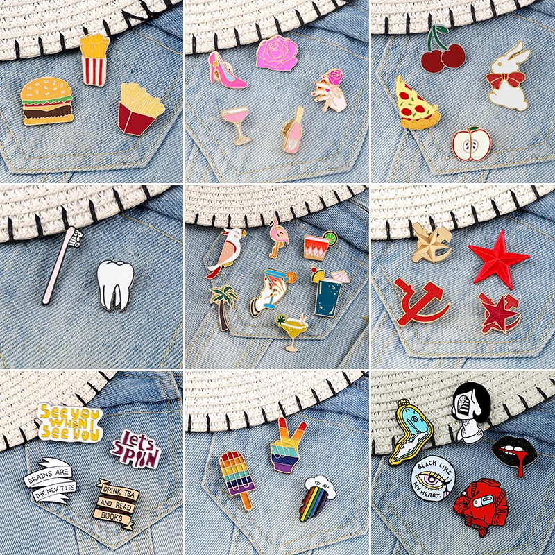 

2-7 шт., эмалированные заколки для зубной щетки