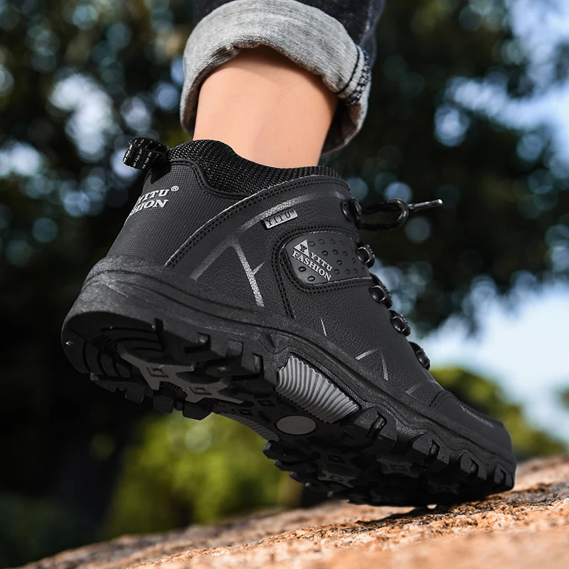Large Size Hiking Shoes Outdoor Sport Men Shoes Waterproof Trekking Men's Sneakers Non Slip Climbing Camping Trekking Shoes Man