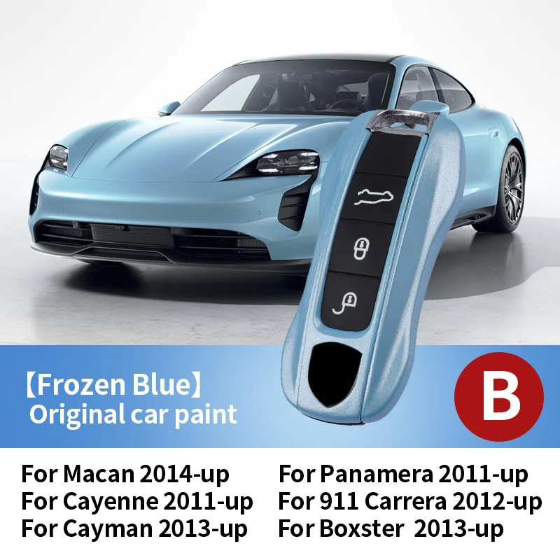 Чехол для автомобильного ключа Porsche Macan Boxster Cayman Panamera 718 911 Taycan |