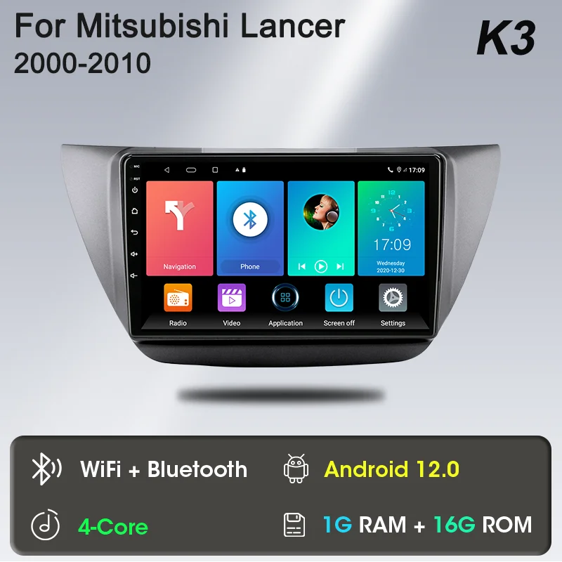 

Автомагнитола для Mitsubishi Lancer 9 CS 2000-2010, 2 Din, Android 12