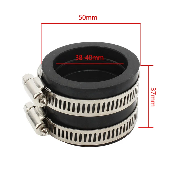 

35, 40, 45, 50 55 мм резиновый адаптер карбюратора мотоцикла, впускная впускная труба для MIKUNI KEIHIN KOSO PWK, аксессуар для карбюратора