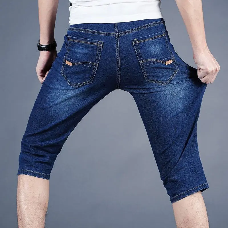 

Long Denim Shorts Baggy