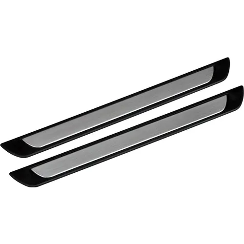 

For Fiat 500 C Chrome Door Sill Protection Chrome Line 2015 Above 2 Piece