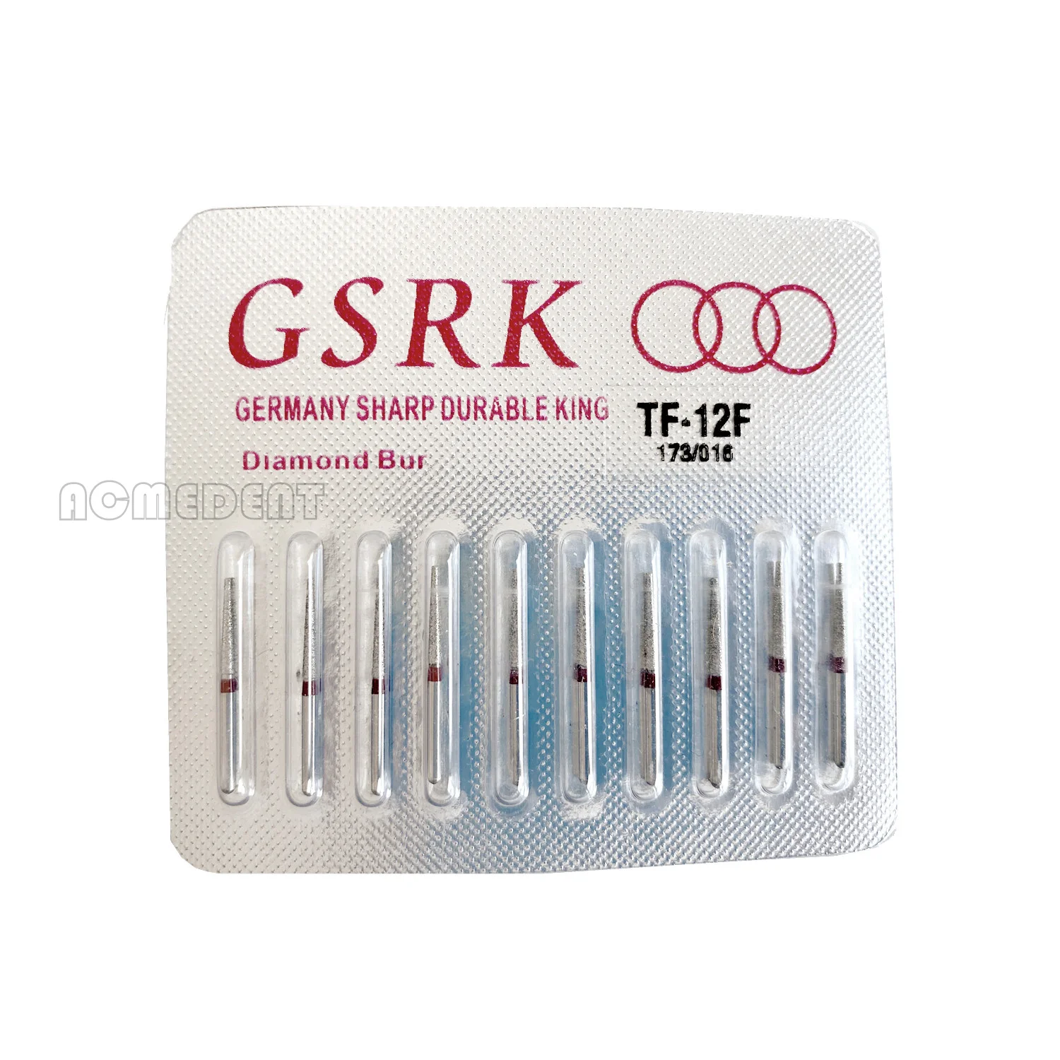 

500Pcs Dental Diamond Burs Tf-12F High Speed Handpiece Bur 50Card Wholesale