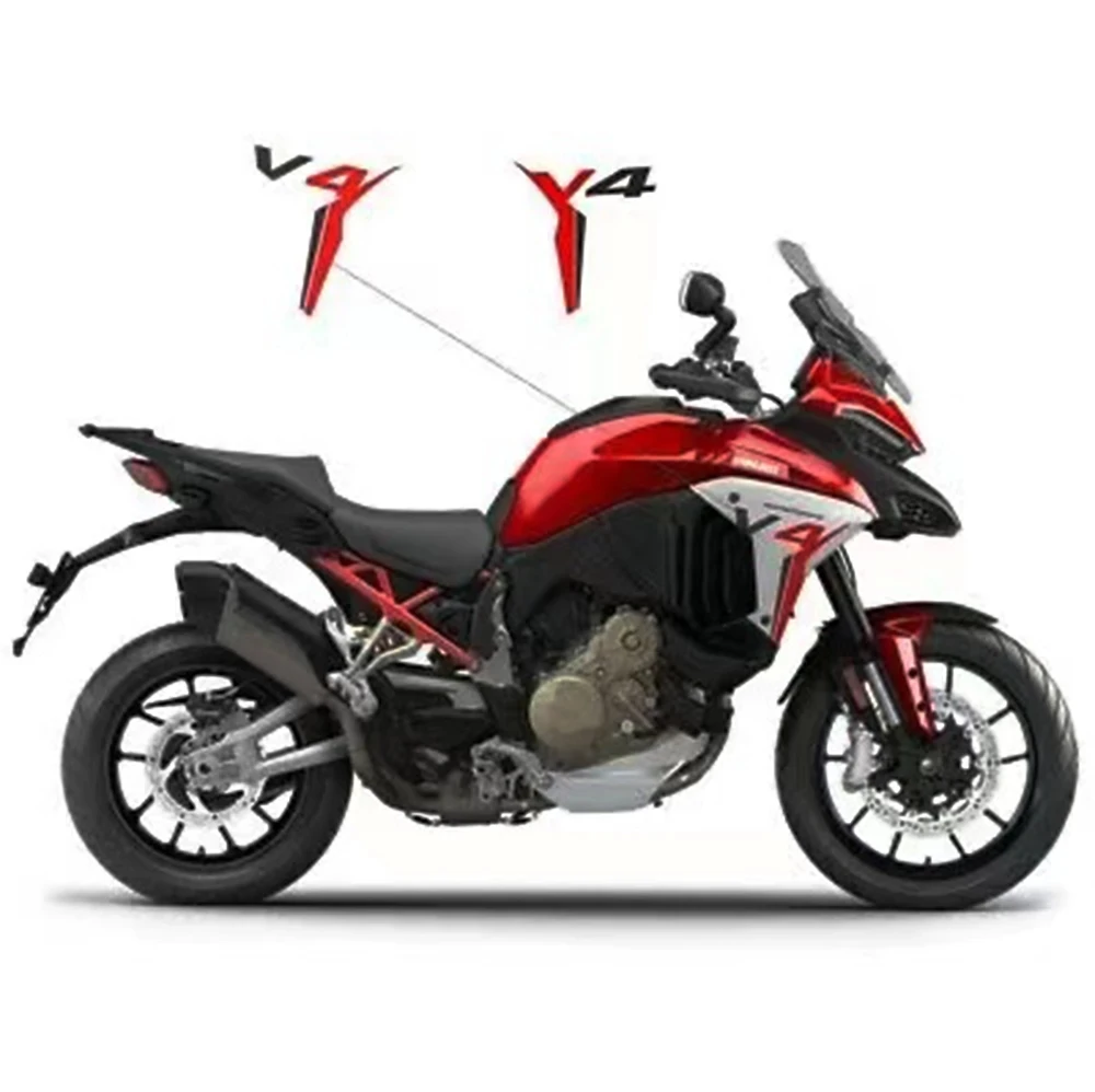 New 3D Stiker For Ducati Multistrada V4 Side sticker Fuel tank sticker Front sticker V4 LOGO sticke From 2021 2022r