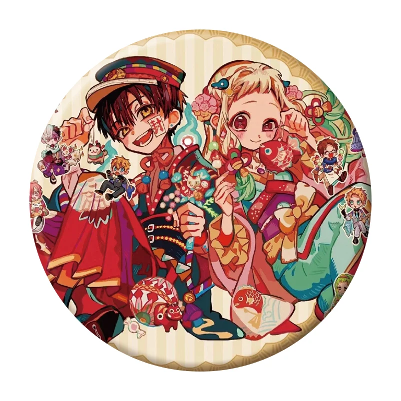 

Металлическая брошь Ханако-кун