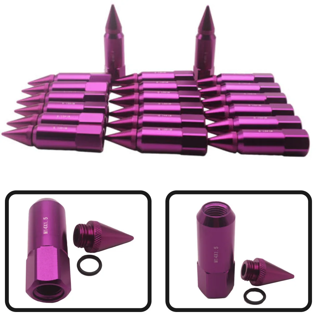 

20 шт., удлиненные Алюминиевые гайки M14X1.5