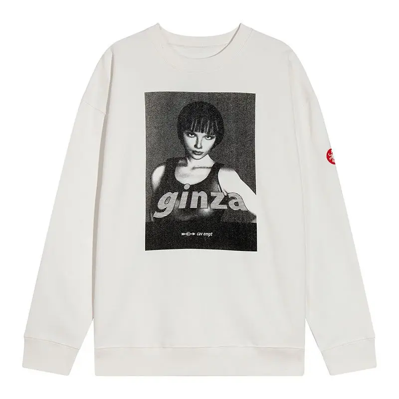

Толстовка CAV EMPT с круглым вырезом, белая толстовка с капюшоном, Мужская и Женская толстовка с капюшоном, лучшее качество 1:1