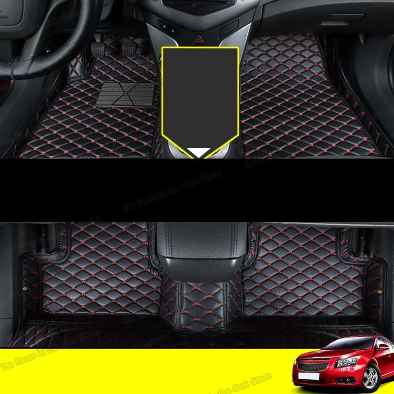 

Leather Car Floor Mat for Chevrolet Cruze 2008 2009 2010 2011 2012 2013 2014 2015 2016 Accessories Mats interior carpet pad j300