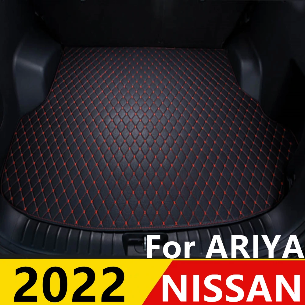 

Коврик для багажника автомобиля для NISSAN Ariya 2022, для любой погоды, XPE, плоский, боковой, задний, ковер, подкладка, авто, задние части, багажник, к...