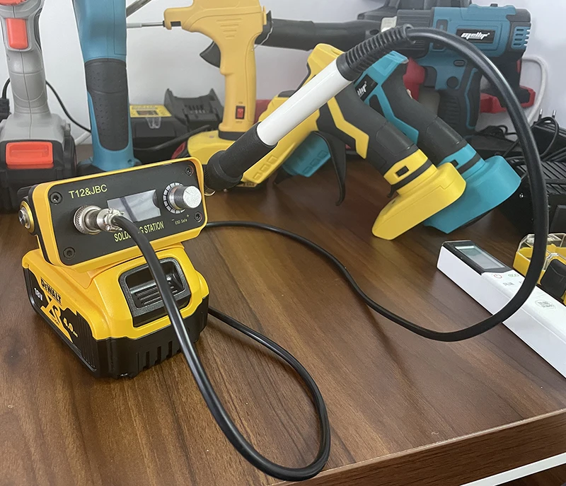 Модифицированная паяльная станция dewalt с аккумулятором на 18 в 20 (без батареи) |