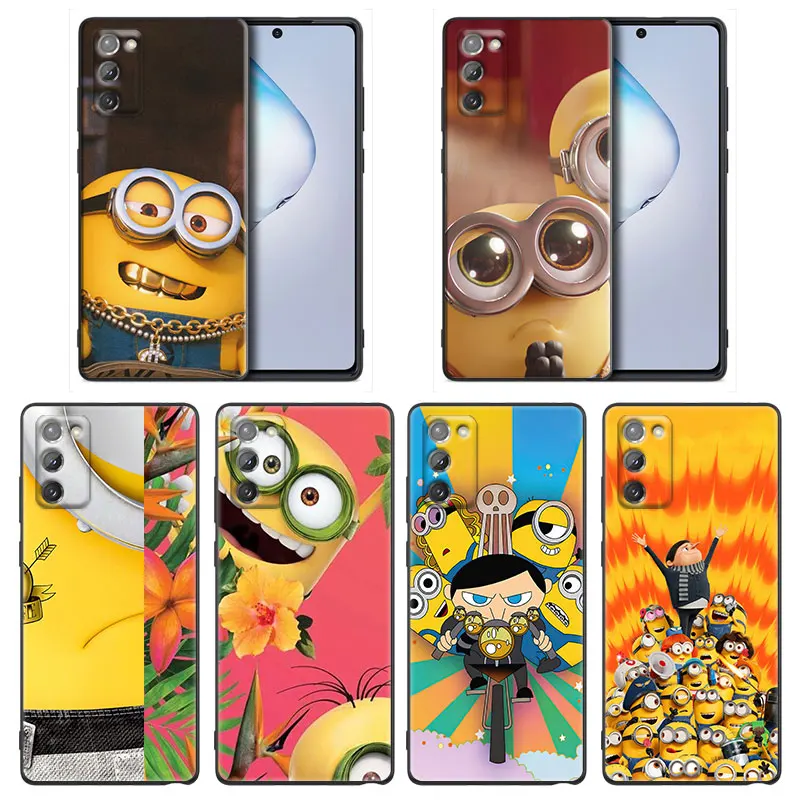 

Minions Cute Anime Cartoon Comic Phone Case For Samsung Galaxy A91 A73 A72 A71 A53 A52 A7 M62 M22 M30s M31s M33 M52 F23 F41 F42