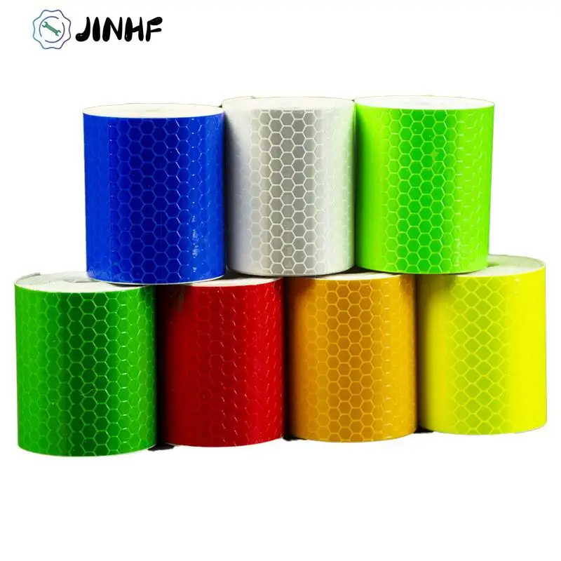 

5cm*300cm Car Reflective Sticker Warning Safety Car Decoration Reflector Protective Strip Film Tape for Auto Motorcycle Sticker