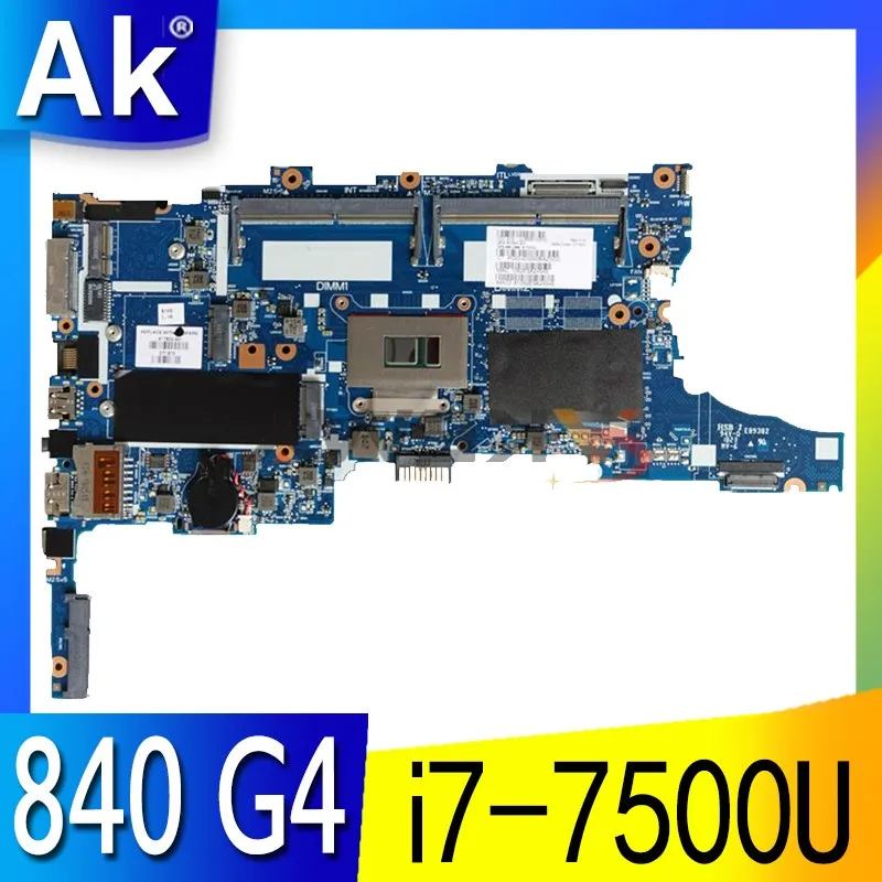 

For HP Elitebook 840 G4 850 G4 Laptop Motherboard 917504-601 917504-001 6050A2854301-MB-A01 With CPU i7-7500U