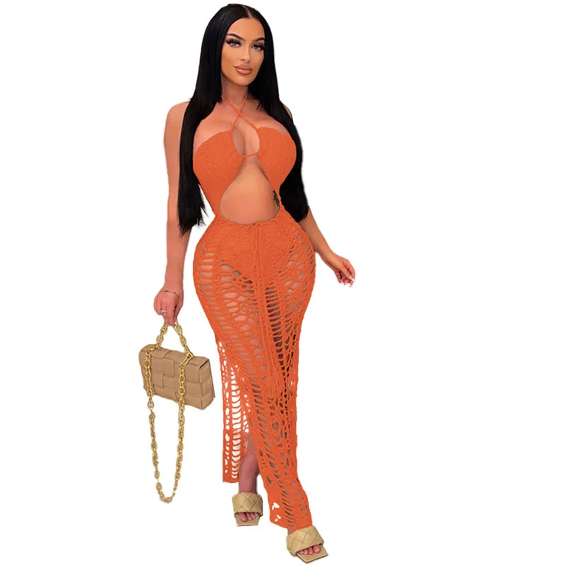 Сексуальный Вязаный Кружевной Женский Комплект Бикини На Одно Плечо С Открытой