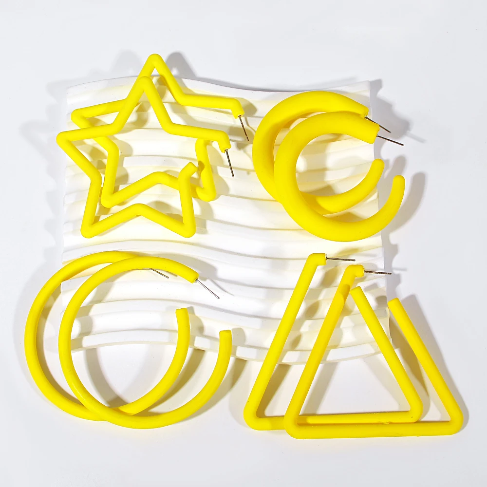 Женские квадратные серьги-подвески AENSOA из рафии ручной работы Необычные