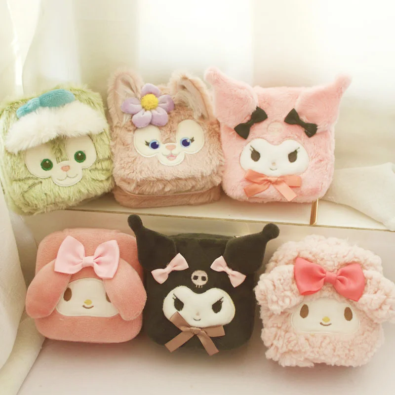 

Sanrios My Melody Kuromi милый мультяшный мини шкатулка для ювелирных изделий портативная дорожная коробка для хранения ювелирных изделий для серег п...