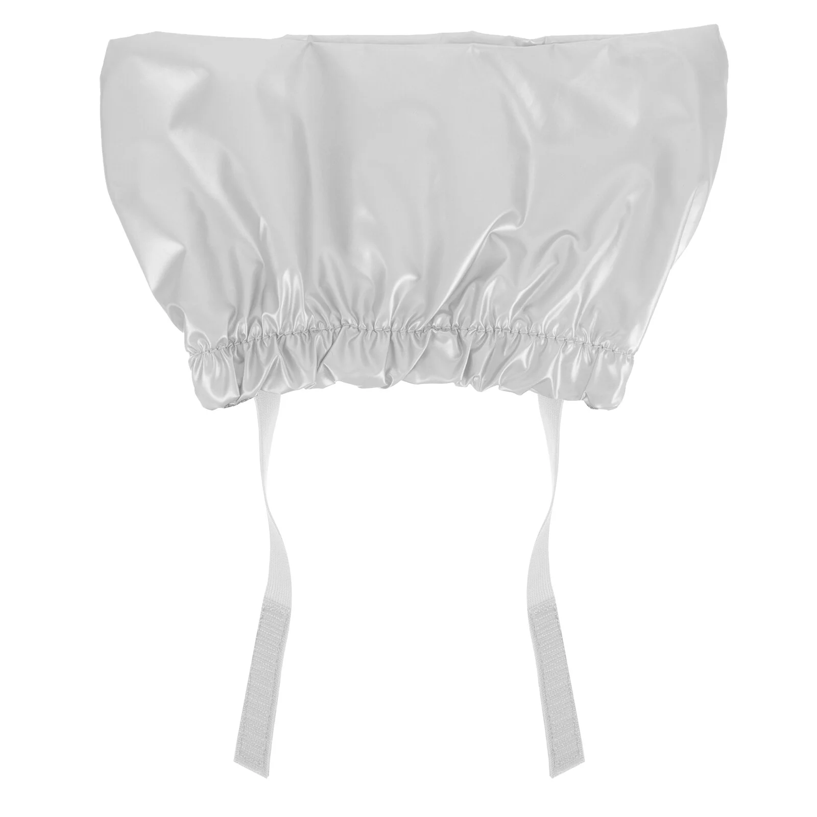 

Waterproof Hat Pet Shower Cap Ear Covers Headgear 19.5x11cm Dog Caps Silver Household Cat