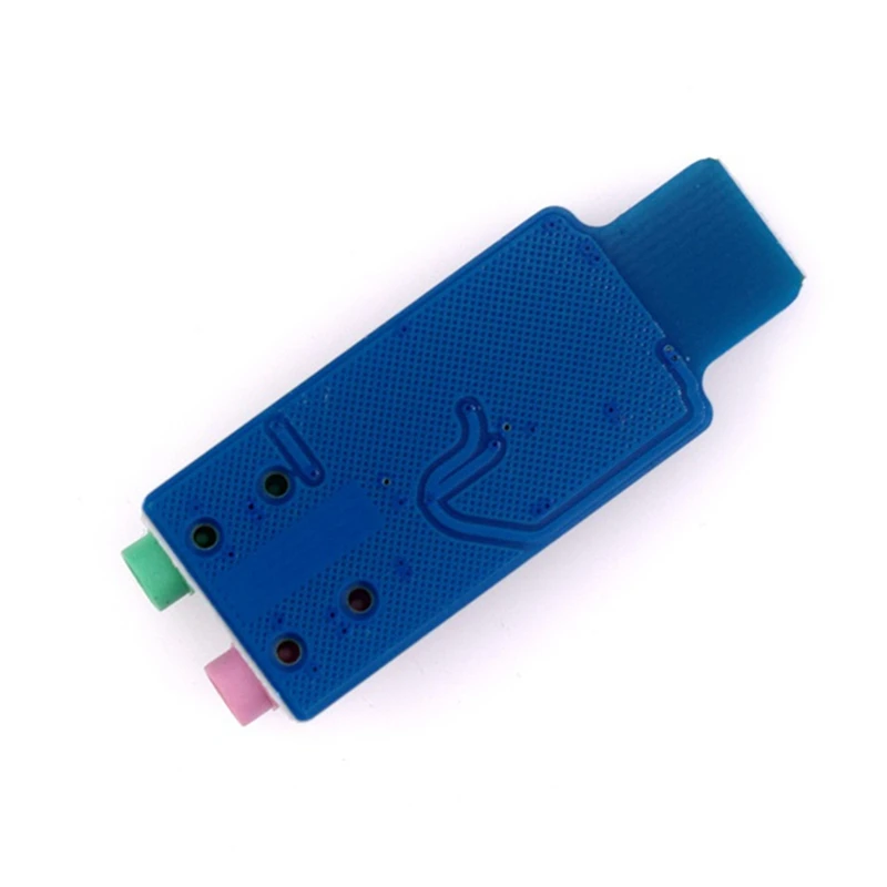 

USB-звуковая карта CM108 2 шт., модуль с бесплатным драйвером для ноутбука, внешняя звуковая карта с разъемом для микрофона 3,5 мм