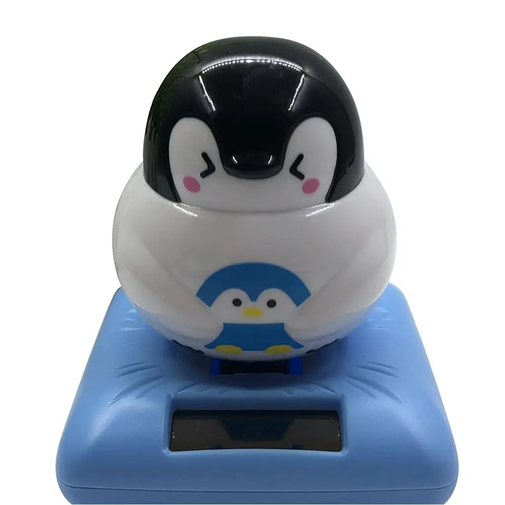 Куклы-пингвины на солнечной энергии танцевальные украшения экологически чистые