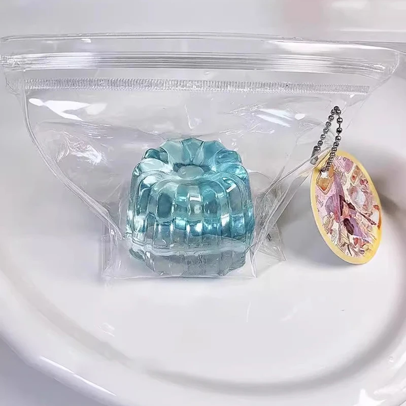 Kawaii TPR Ice Blue полупрозрачный супермягкий пудинг кошачья лапа липкая игрушка для