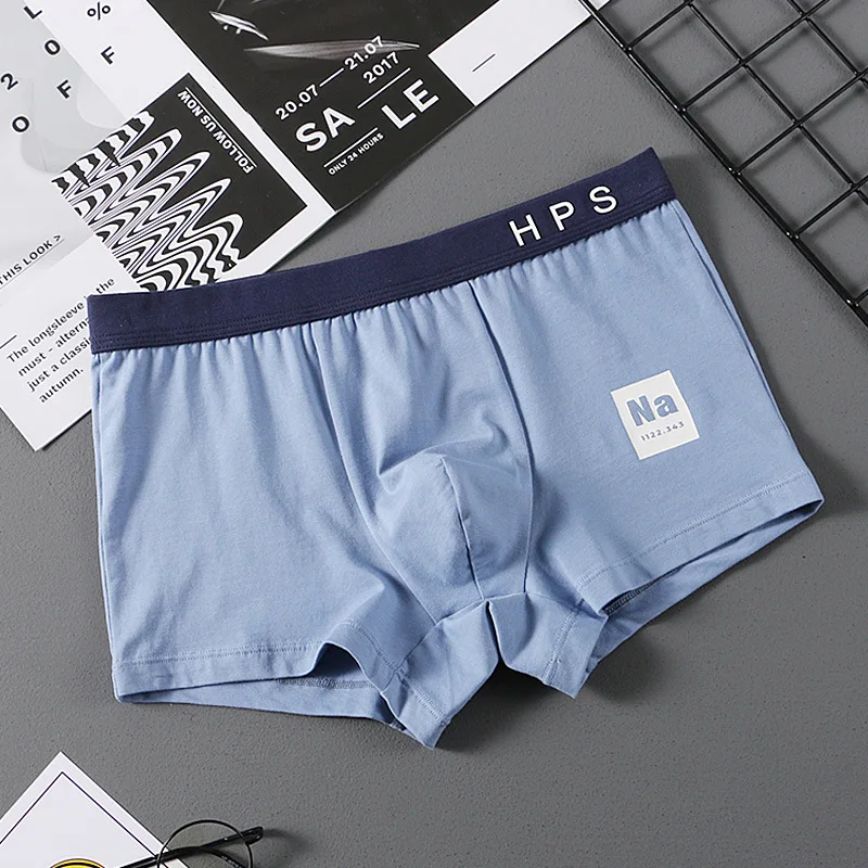 Brand 40s Cotton Boxer Men Underwear Interior Hombre Mens Boxers Cuecas Masculinas Man Calzoncillos M-3XL Underpants Panties