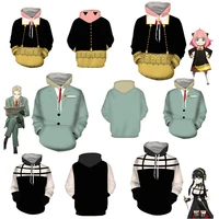 anime spy x family hoodie japanese 3d printing anya forger sweatshirts pullover cosplay costume harajuku hooded jackets