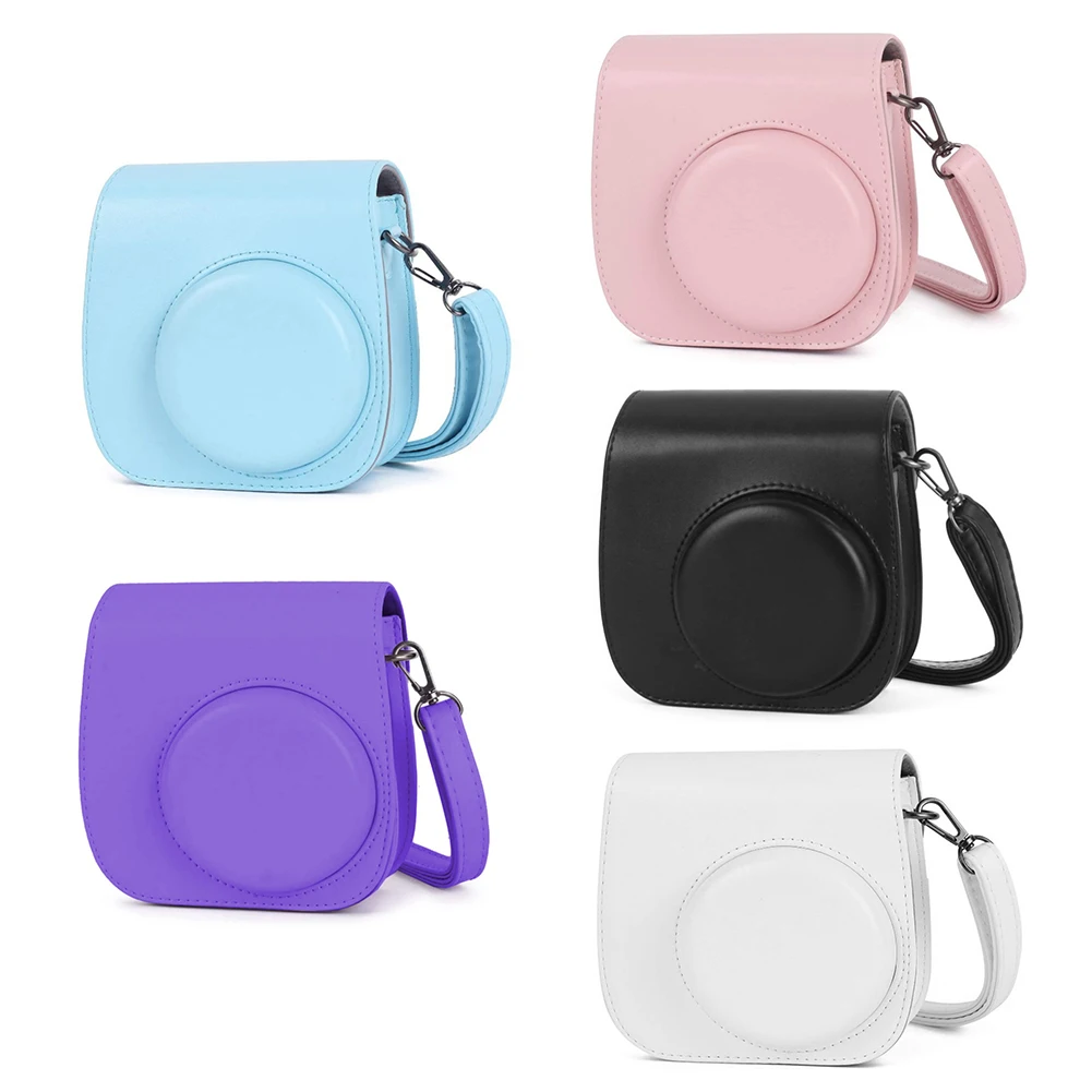 

Instant Camera Case For Instax Mini 11 Leather Bag Transparent Protective Shell For Instax Mini11 Shockproof Carrying Case Cover