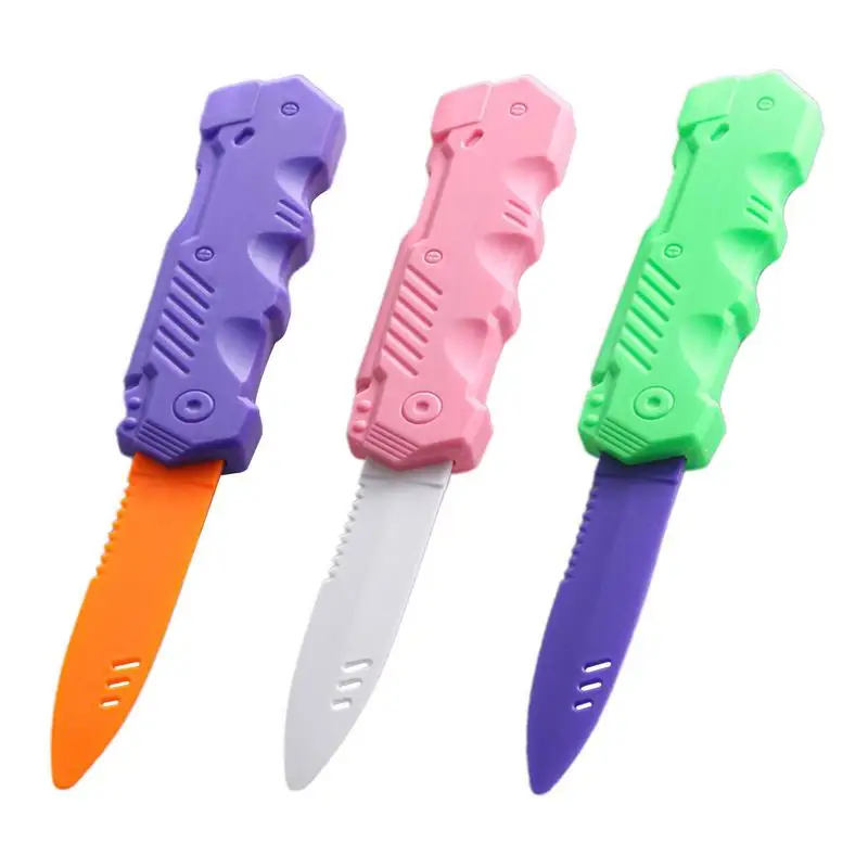 

3D Carrot Gravity Knifes Fidget Toys Small Radish Knives Sensory Toy Stress Relief Toy Gravity Telescopic Anxiety Knife For Kids