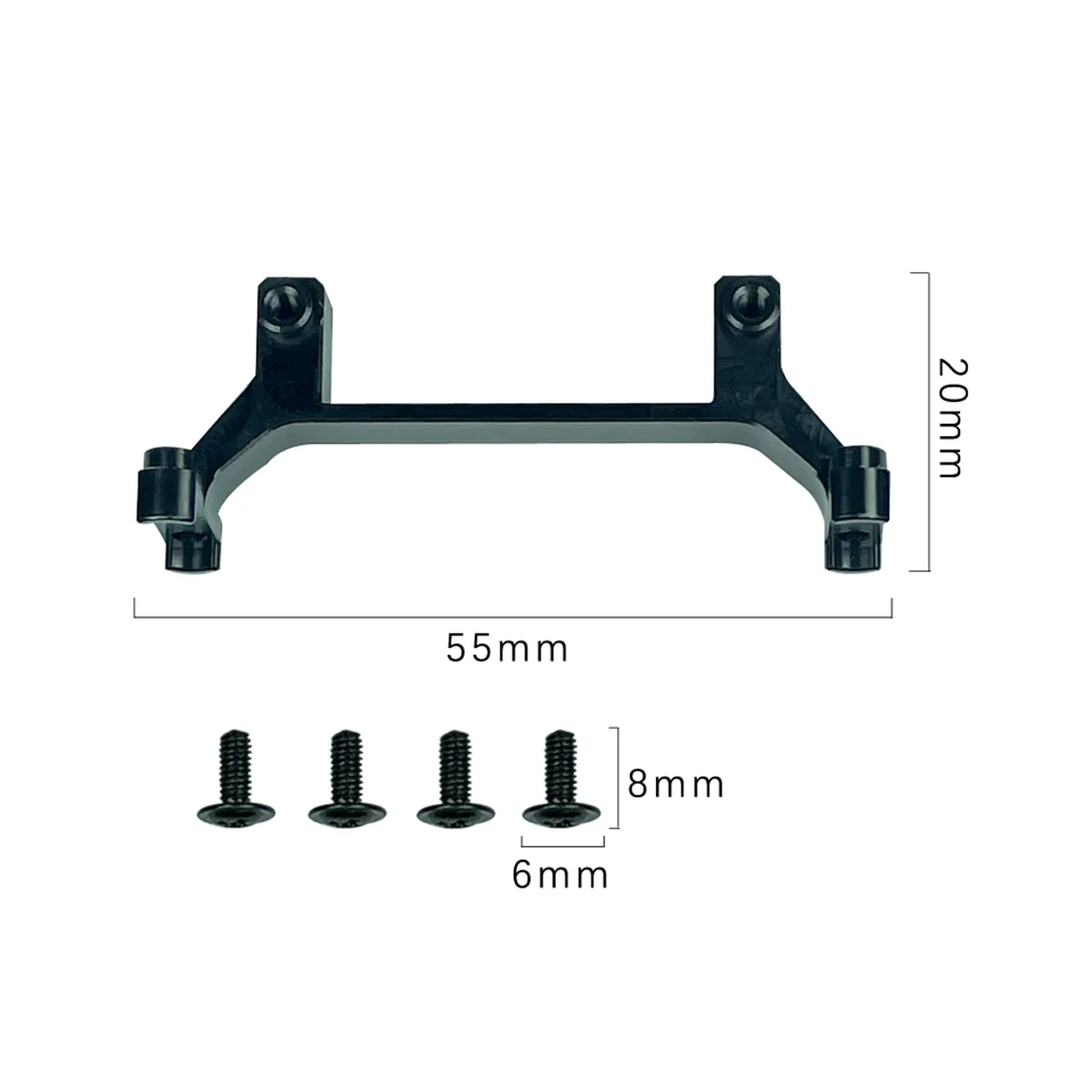 

LD-P06 Metal Axle Servo Mount Bracket for LDRC LD-P06 LD P06 Unimog 1/12 RC Truck Car Upgrades Parts,Silver