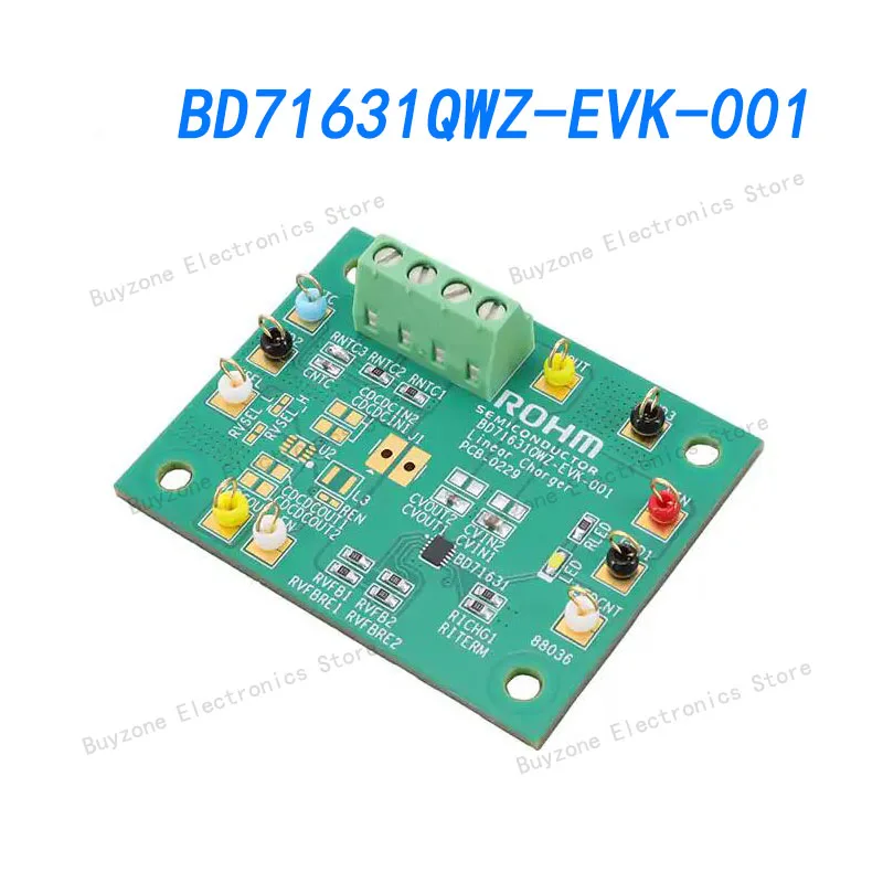 

BD71631QWZ-EVK-001 оценочная плата, BD71631QWZ, зарядное устройство для аккумулятора, управление питанием-аккумулятор