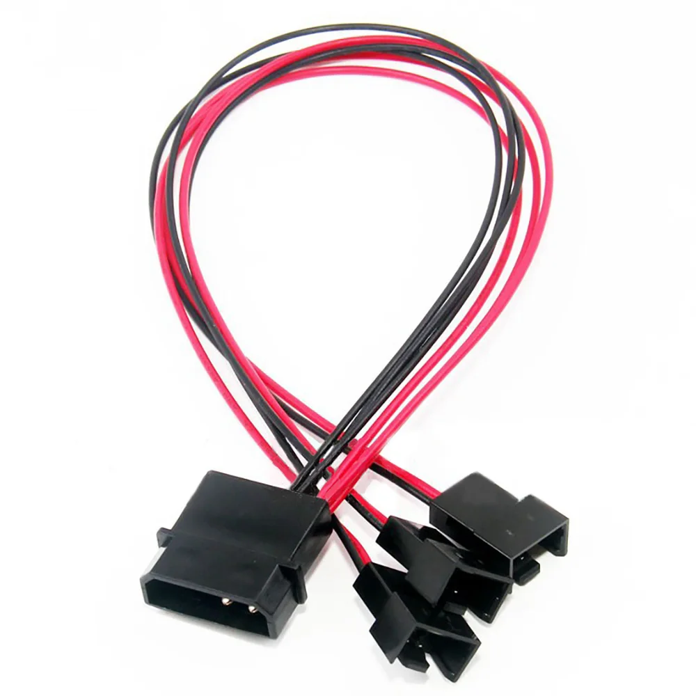 

1 шт./упаковка, 3-ходовой удлинитель для вентилятора, 24awg 30 см