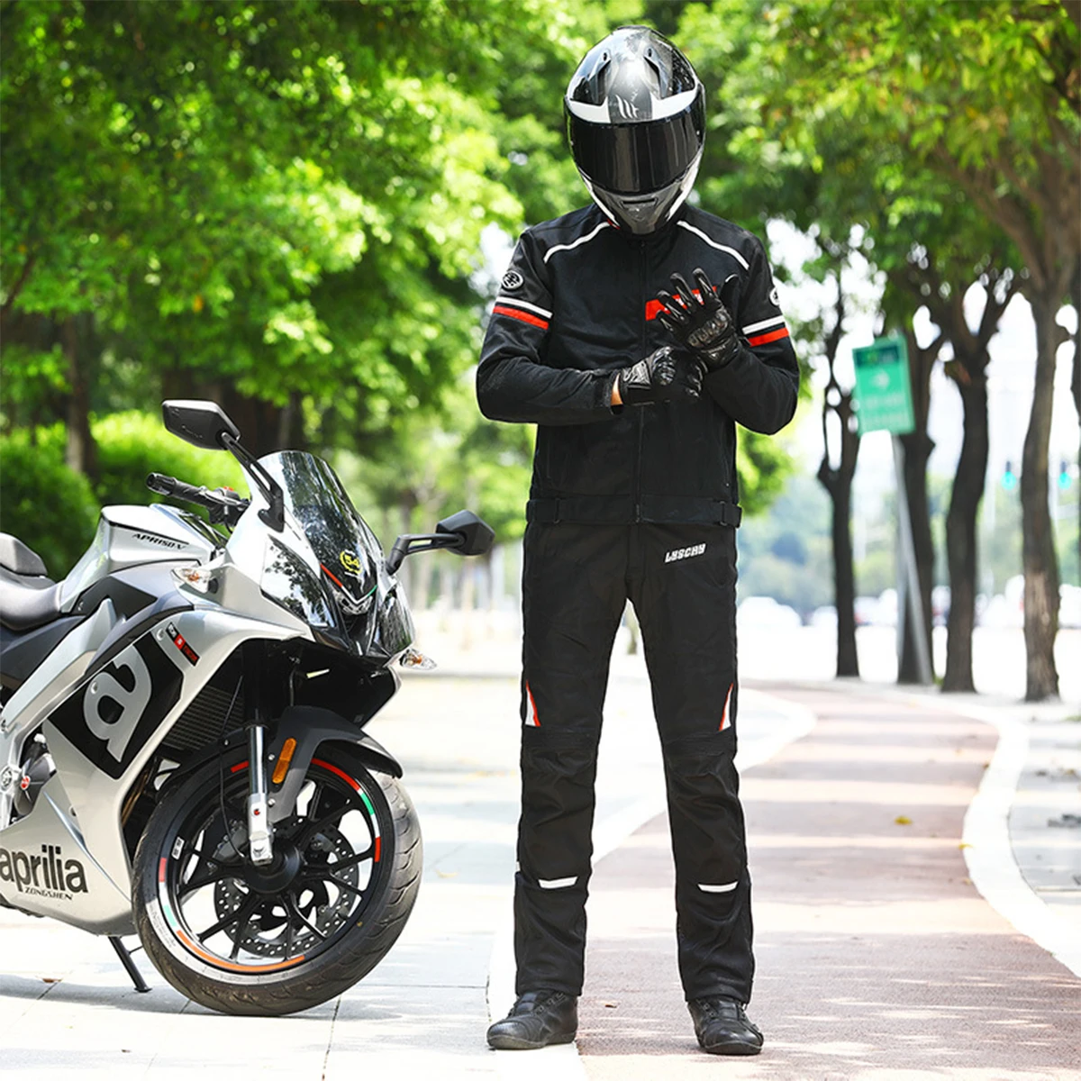 Мотоциклетные брюки LYSCHY штаны для мотоциклистов горных велосипедов скутеров
