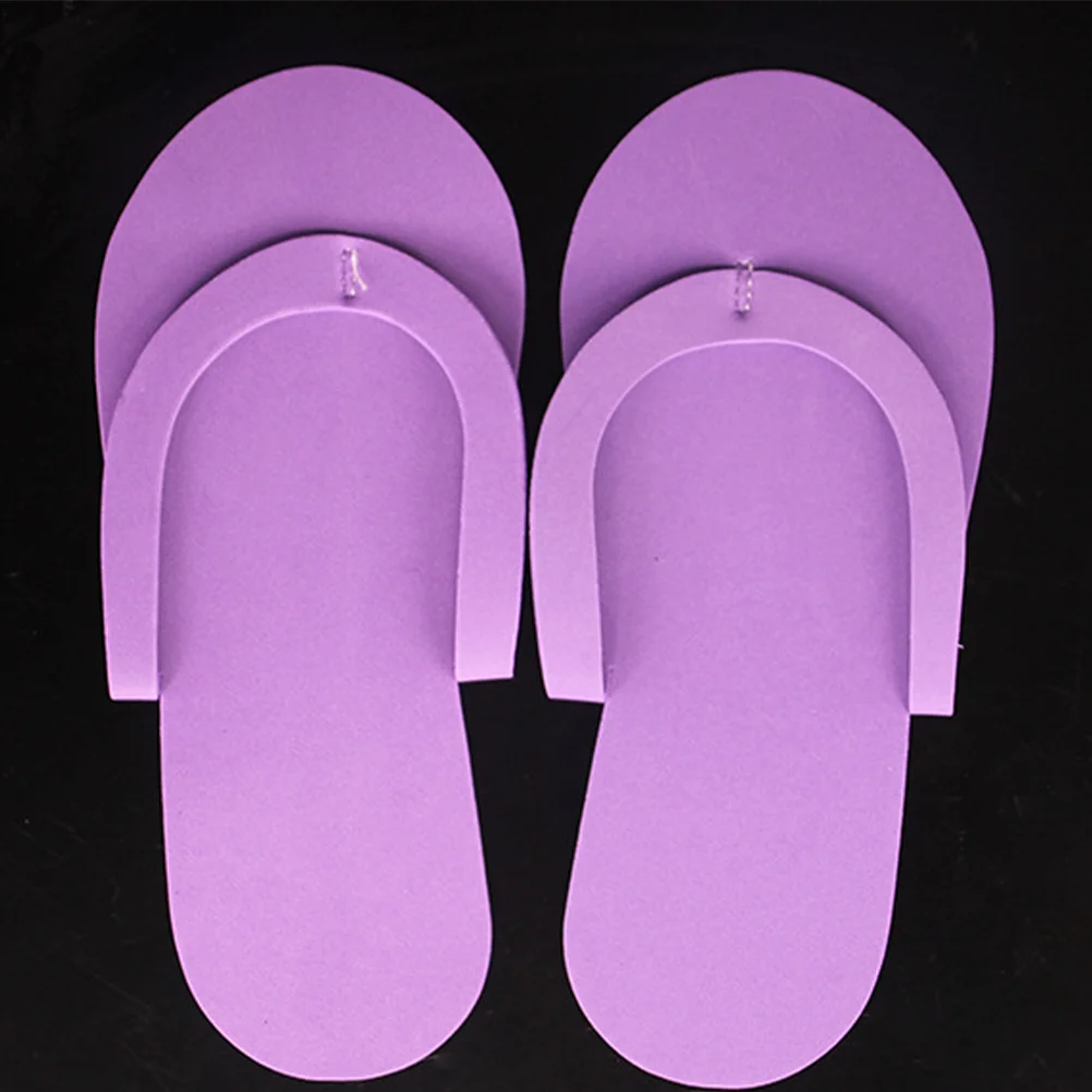 

12 пар, одноразовые тапочки для гостиниц, тапочки для путешествий (случайный цвет)