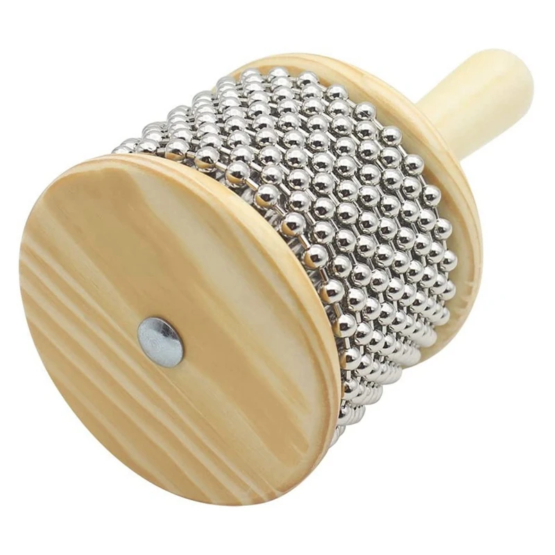 

Cabasa Musical Instrument Hand Shaker Percussion Instrument With Metal Beads For Classroom Band Music For Children Adult