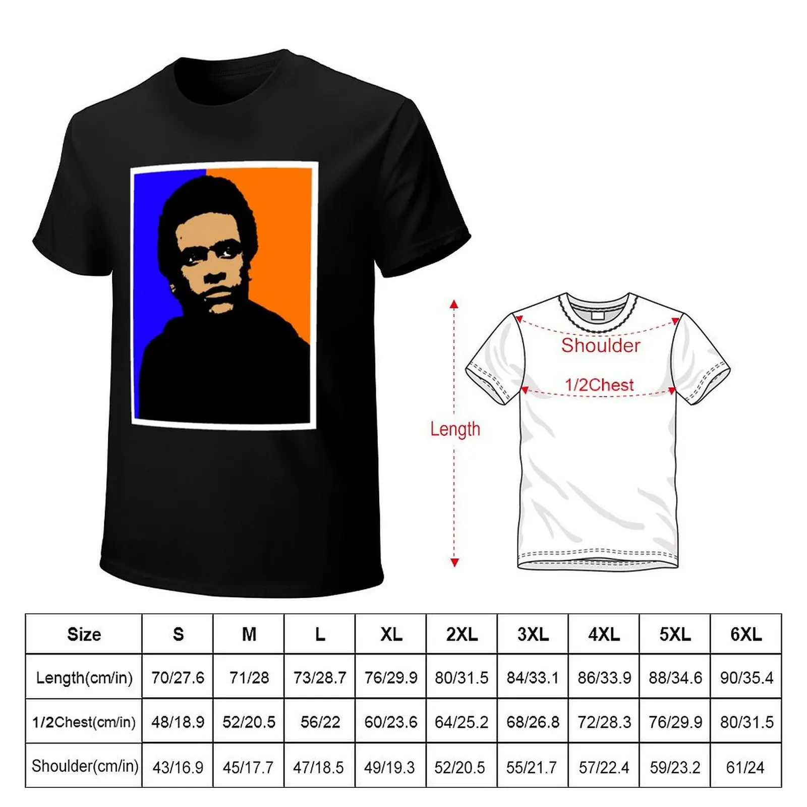 Футболка HUEY NEWTON заготовки дизайнерские рубашки мужская футболка большого