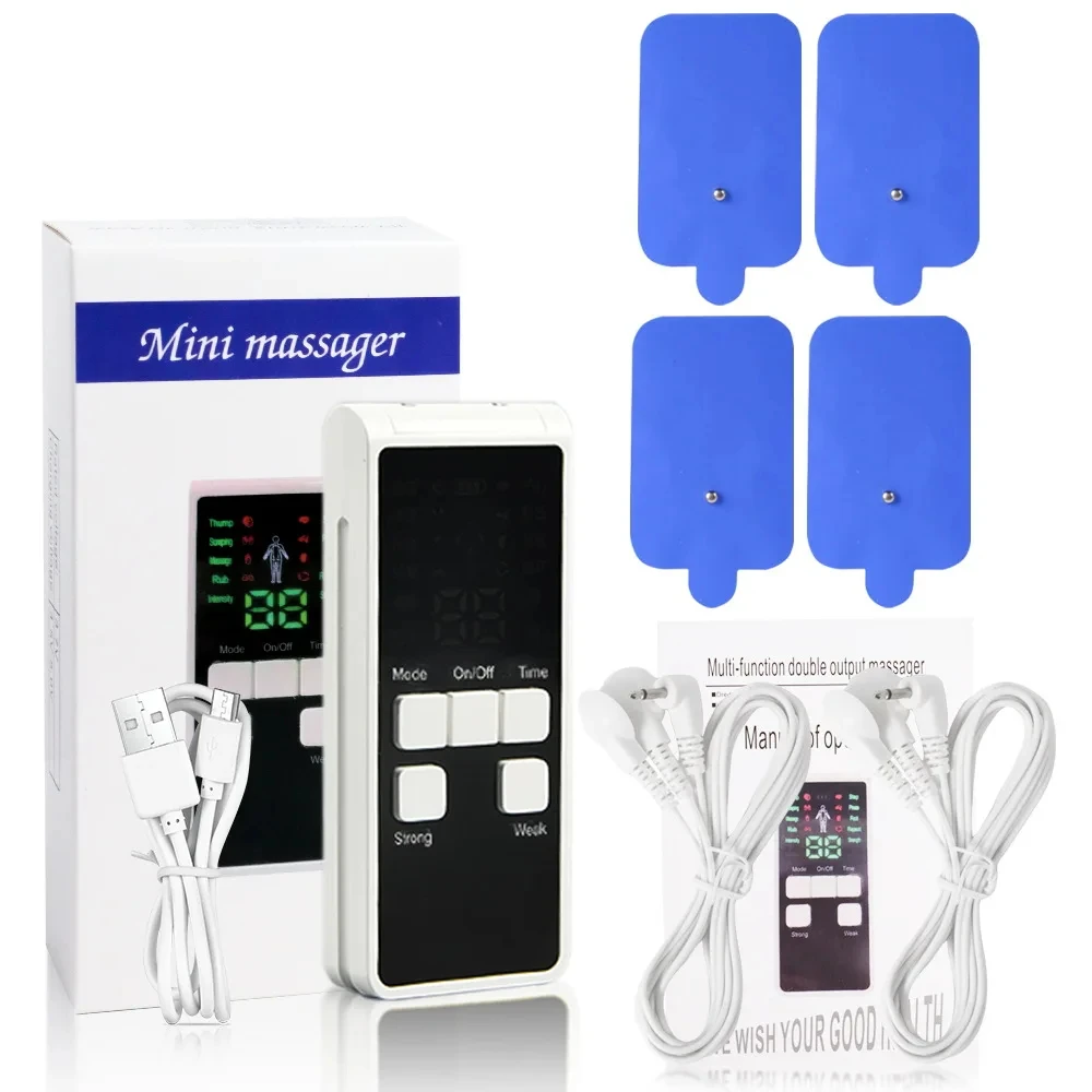 Мини-массажер для шеи Monclique с 8-режимным электрическим стимулятором релаксации