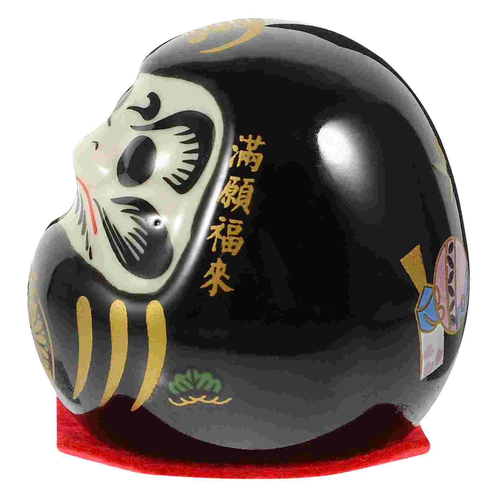 Дхарма Яйца Красный Декор Керамическая Фигурка Украсить Дарума Фортуна Орнамент