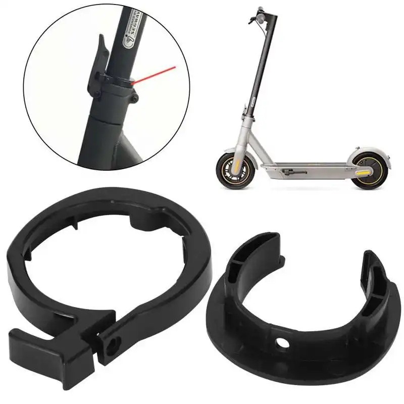 

Round Locking Ring Circle Clasped Guard Ring Buckle Insurance For Ninebot MAX G30 Scooter Plastic Round Guard Mount Folding Tube
