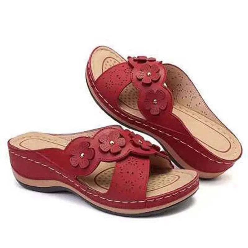 Women Sandals Vintage Women's Shoes Open Toe Ladies Shoes Summer Shoes Beach Slippers Femme Platform Sandal Zapatos De Mujer