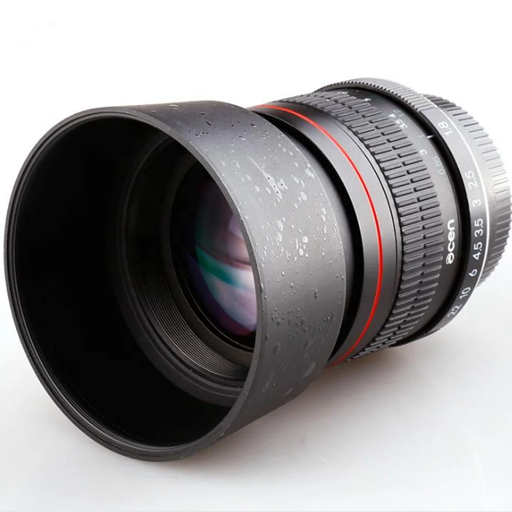 

Wholesale 85mm f/1.8 portrait camera lens for dslr Canon and Nikon camera