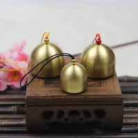 pure copper wind bell and accessories with bell hammer metal small bell wind bell diy material christmas bell anti theft bell