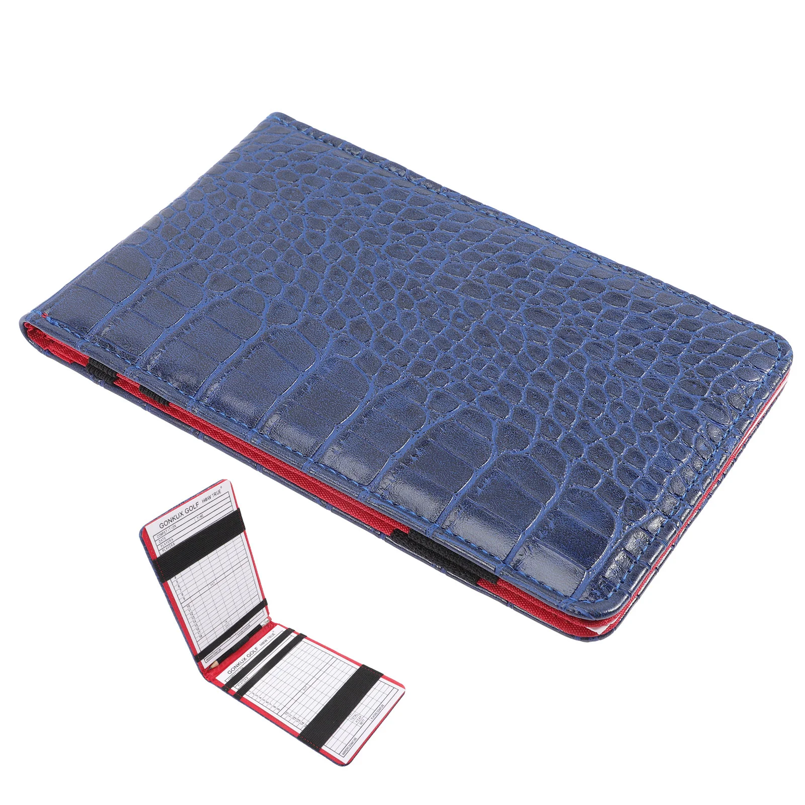 

Portable Points Record Book Professional Notebook Golf Log Journal Pu Golfs Score