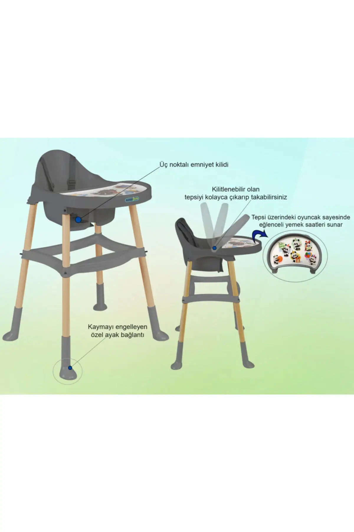 Стул детский складной портативный | Мать и ребенок