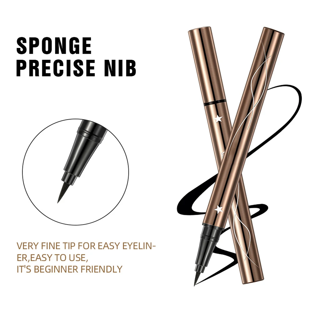 

Water-resistant Innovative Eye Makeup Practical Waterproof Liquid Eyeliner High-precision Quick-drying Durable Everyday Eyeliner